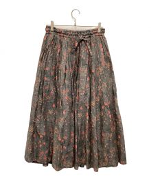 SOIL（ソイル）の古着「花柄スカート」｜グレー