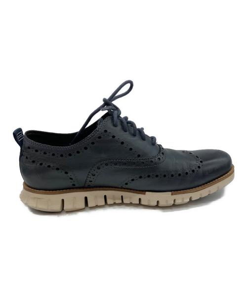 COLE HAAN（コールハーン）COLE HAAN (コールハーン) レザーシューズ ネイビー サイズ:9の古着・服飾アイテム