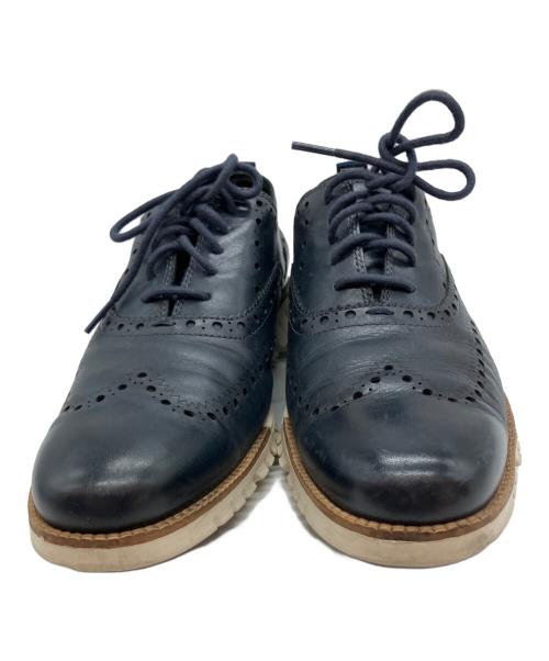 COLE HAAN（コールハーン）COLE HAAN (コールハーン) レザーシューズ ネイビー サイズ:9の古着・服飾アイテム
