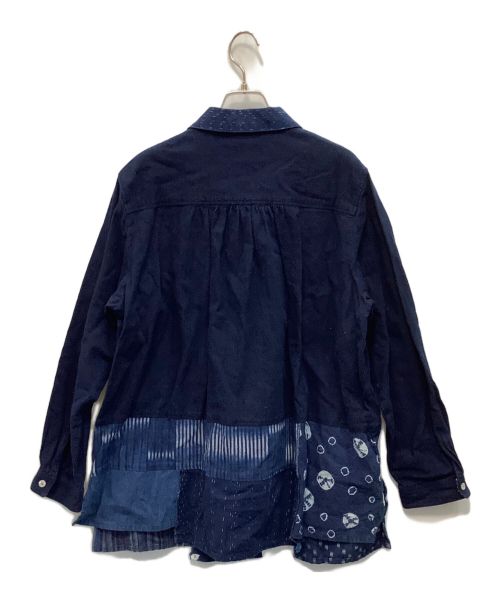 kasurira（カスリラ）kasurira (カスリラ) シャツ ブルー サイズ:Ｍ～Ｌの古着・服飾アイテム