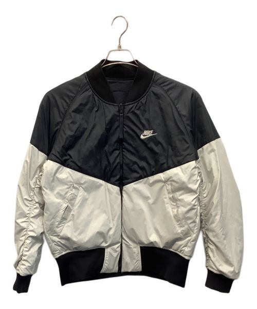 NIKE（ナイキ）NIKE (ナイキ) AF1リバーシブルウーブンジャケット ブラック×ホワイト サイズ:Ｍの古着・服飾アイテム