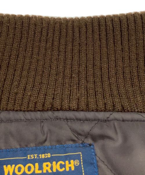 WOOLRICH（ウールリッチ）WOOLRICH (ウールリッチ) チェックブルゾン ブラウン サイズ:Ｍの古着・服飾アイテム