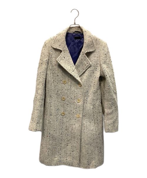 Paul Smith BLACK（ポールスミスブラック）Paul Smith BLACK (ポールスミスブラック) ツイードコート ベージュ サイズ:42の古着・服飾アイテム