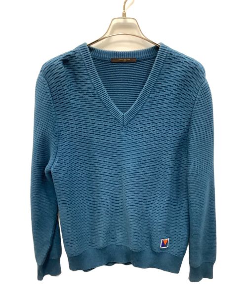 LOUIS VUITTON（ルイ ヴィトン）LOUIS VUITTON (ルイ ヴィトン) セーター ブルー サイズ:Ｍの古着・服飾アイテム