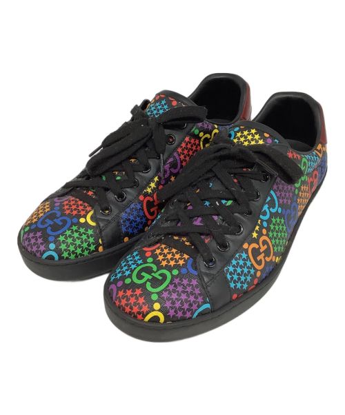 GUCCI（グッチ）GUCCI (グッチ) スニーカー ブラック サイズ:UK7 1/2の古着・服飾アイテム