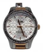 COACHコーチ）の古着「腕時計」｜アイボリー