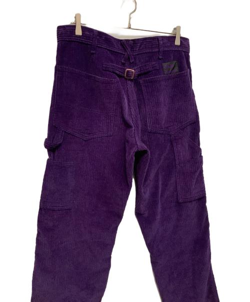 Needles sportswear（ニードルズスポーツウェア）Needles sportswear (ニードルズスポーツウェア) シンチバックコーデュロイパンツ パープル サイズ:不明の古着・服飾アイテム