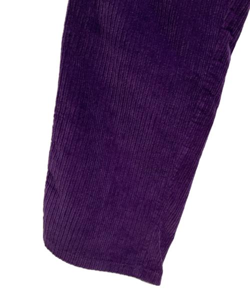 Needles sportswear（ニードルズスポーツウェア）Needles sportswear (ニードルズスポーツウェア) シンチバックコーデュロイパンツ パープル サイズ:不明の古着・服飾アイテム