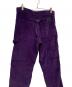 中古・古着 Needles sportswear (ニードルズスポーツウェア) シンチバックコーデュロイパンツ パープル サイズ:不明：8000円