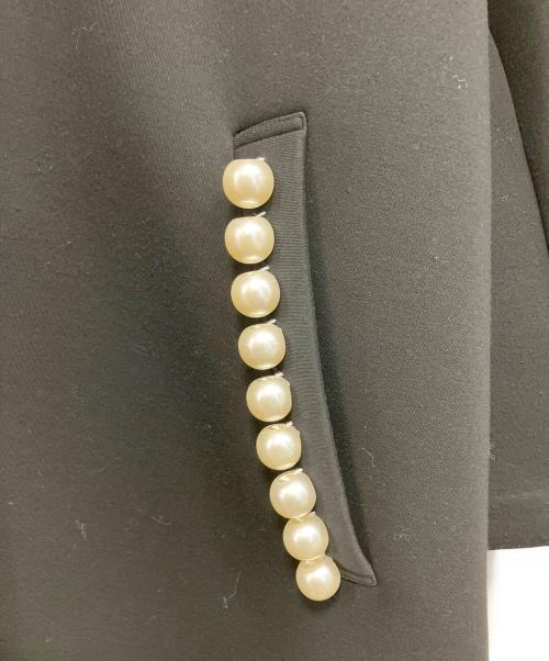 Secret Trophy（シークレットトロフィー）Secret Trophy (シークレットトロフィー) パールボンディングコート ブラック サイズ:38の古着・服飾アイテム