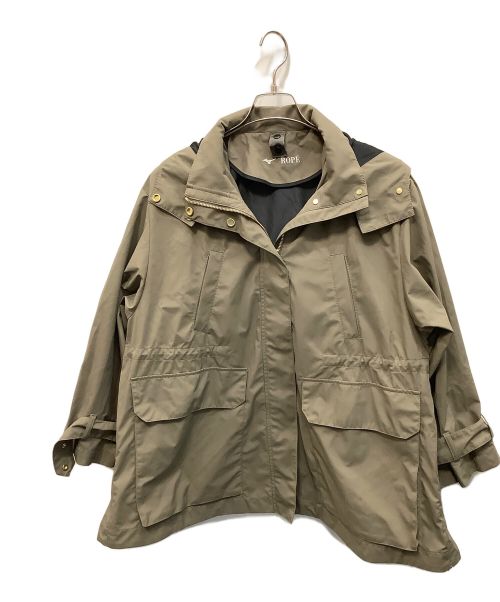 ROPE（ロペ）ROPE (ロペ) MIZUNO (ミズノ) 300days コントロールマウンテンパーカ カーキ サイズ:Ｓの古着・服飾アイテム