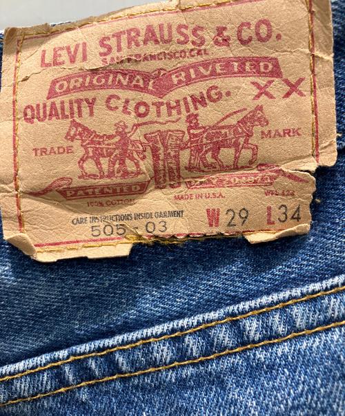 LEVI'S（リーバイス）LEVI'S (リーバイス) USA製 379刻印 古着 デニムパンツ ブラック サイズ:W29の古着・服飾アイテム