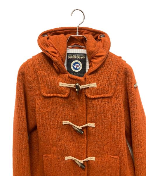 NAPAPIJRI（ナパピリ）NAPAPIJRI (ナパピリ) モルドバ製 ショートダッフルコート オレンジ サイズ:Mの古着・服飾アイテム