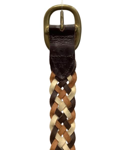 Nepenthes London（ネペンテス ロンドン）Nepenthes London (ネペンテス ロンドン) レザー編み込みベルトの古着・服飾アイテム