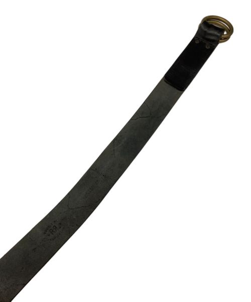 RRL（ダブルアールエル）RRL (ダブルアールエル) レザーベルト ブラック サイズ:32の古着・服飾アイテム