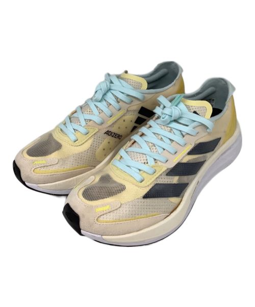 adidas（アディダス）adidas (アディダス) スニーカー イエロー サイズ:24.5ｃｍの古着・服飾アイテム