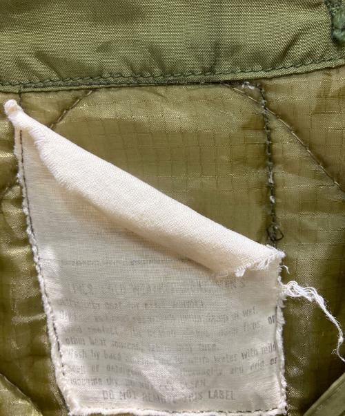 US ARMY（ユーエスアーミー）US ARMY (ユーエスアーミー) M-65 Field Jacket Liner グリーン サイズ:不明の古着・服飾アイテム