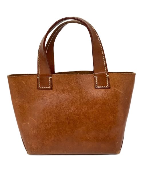 genten（ゲンテン）genten (ゲンテン) ハンドバッグ ブラウンの古着・服飾アイテム