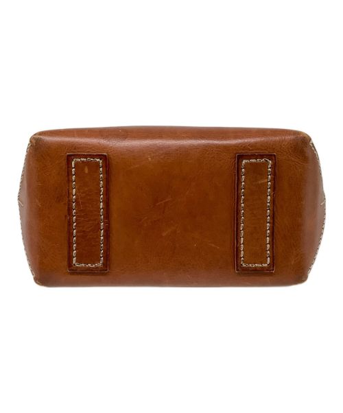 genten（ゲンテン）genten (ゲンテン) ハンドバッグ ブラウンの古着・服飾アイテム