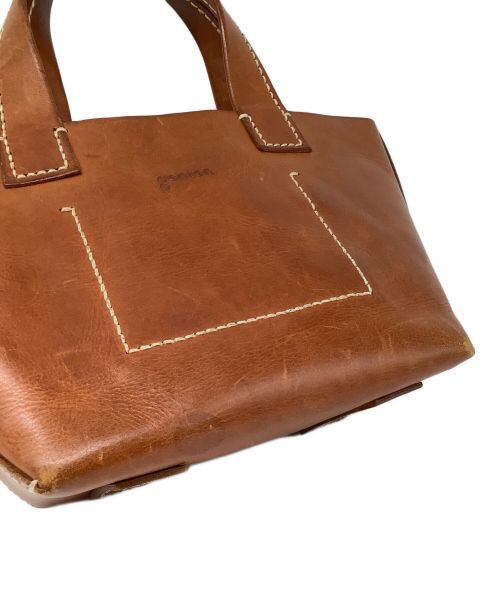genten（ゲンテン）genten (ゲンテン) ハンドバッグ ブラウンの古着・服飾アイテム