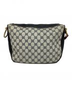 GUCCIグッチ）の古着「ショルダーバッグ」｜ベージュ×ネイビー