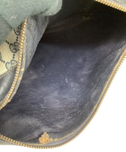 GUCCI（グッチ）GUCCI (グッチ) ショルダーバッグ ベージュ×ネイビーの古着・服飾アイテム