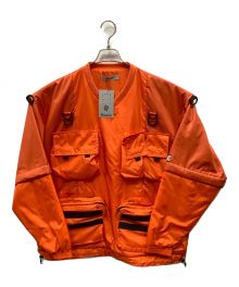 RUSSELUNO（ラッセルノ）の古着「CUSTOM V-NECK BLOUSON」｜オレンジ