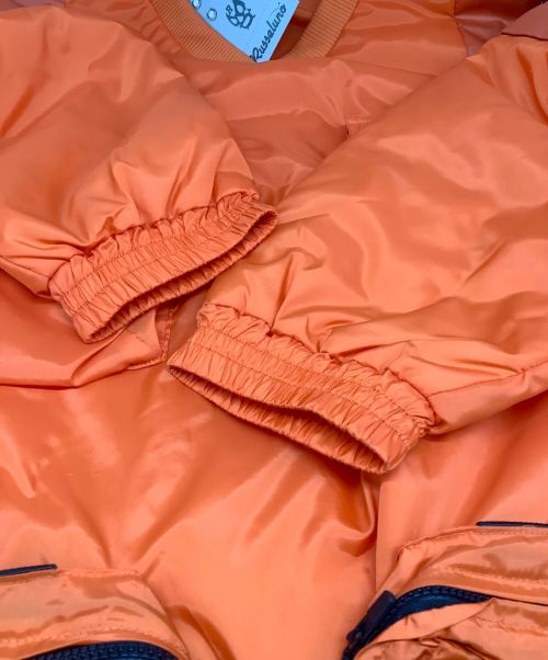 RUSSELUNO（ラッセルノ）RUSSELUNO (ラッセルノ) CUSTOM V-NECK BLOUSON オレンジ サイズ:6の古着・服飾アイテム