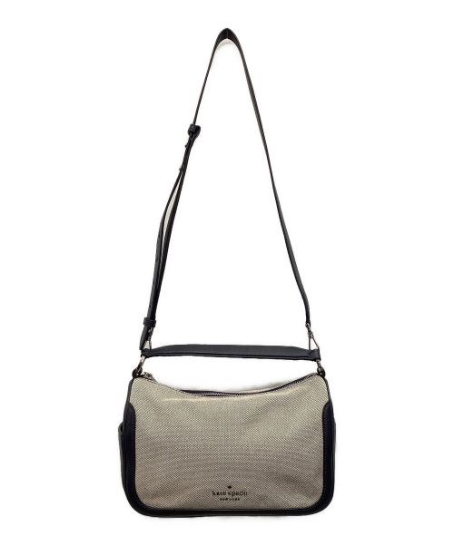 Kate Spade（ケイトスペード）Kate Spade (ケイトスペード) ショルダーバッグ ベージュ×ネイビーの古着・服飾アイテム