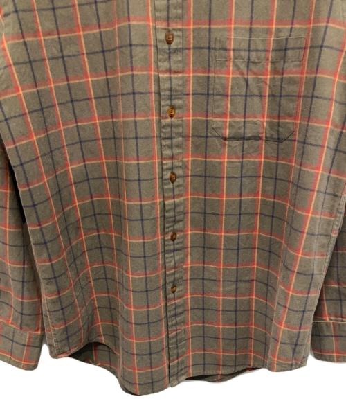 L.L.Bean（エルエルビーン）L.L.Bean (エルエルビーン) 80'sチェックシャツ ブラウン サイズ:Mの古着・服飾アイテム