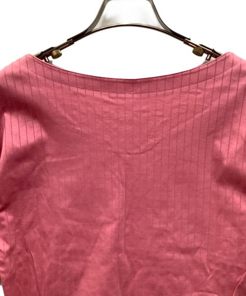 Christian Dior（クリスチャン ディオール）Christian Dior (クリスチャン ディオール) リブカットソー ピンク サイズ:S 未使用品の古着・服飾アイテム