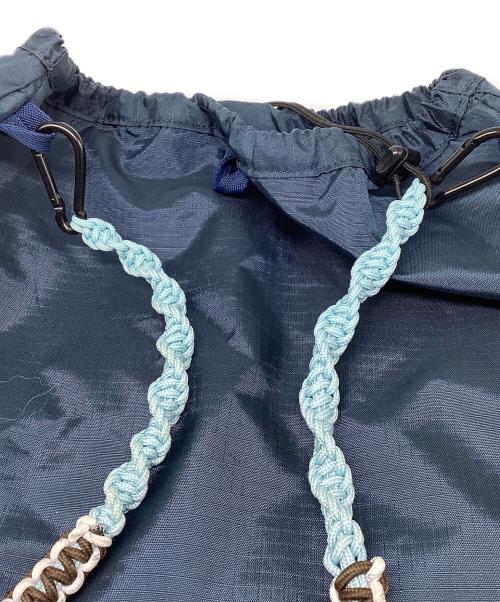 ocosic（オコジック）ocosic (オコジック) 編み紐4WAYナップサック ネイビーの古着・服飾アイテム