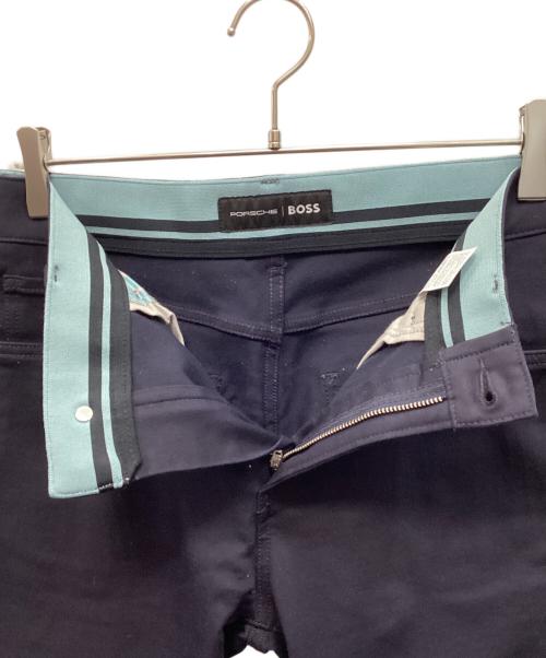 BOSS（ボス）BOSS (ボス) PORSCHE (ポルシェ) テーパードパンツ ネイビー サイズ:76ｃｍ（Ｗ30）の古着・服飾アイテム