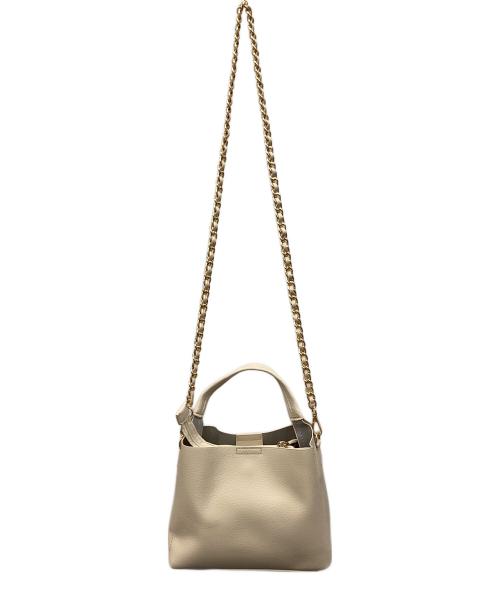 M'S GRACY（エムズグレイシー）M'S GRACY (エムズグレイシー) カメリアパンチングバッグ ベージュの古着・服飾アイテム