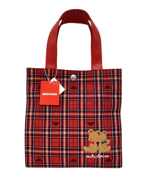 mikihouse（ミキハウス）mikihouse (ミキハウス) トートバッグ レッド 未使用品の古着・服飾アイテム