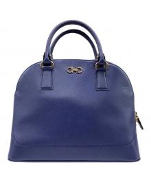 Salvatore Ferragamo（サルヴァトーレ フェラガモ）の古着「ハンドバッグ」｜ネイビー