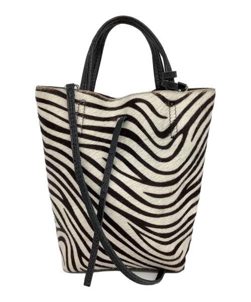 MARLON（マロン）MARLON (マロン) ショルダーバッグ ベージュ×ブラックの古着・服飾アイテム