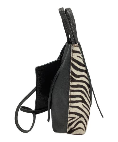 MARLON（マロン）MARLON (マロン) ショルダーバッグ ベージュ×ブラックの古着・服飾アイテム