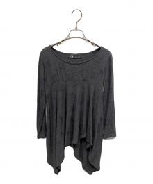 Andy Warhol by HYSTERIC GLAMOUR（アンディーウォーホルバイヒステリックグラマー）の古着「ドクロ カットソーチュニック」｜グレー