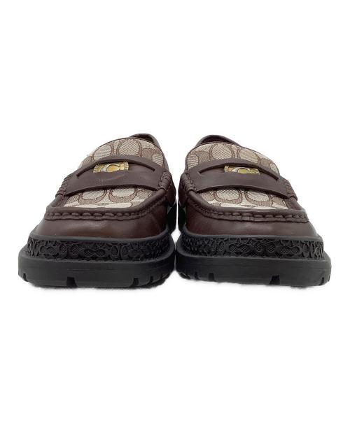 COACH（コーチ）COACH (コーチ) ローファー ブラウン サイズ:25ｃｍ（ＵＳ7.5）の古着・服飾アイテム
