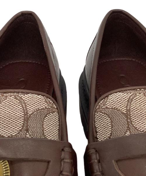 COACH（コーチ）COACH (コーチ) ローファー ブラウン サイズ:25ｃｍ（ＵＳ7.5）の古着・服飾アイテム