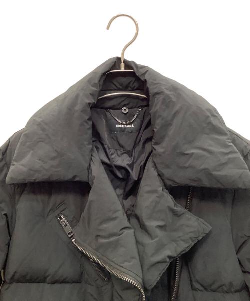 DIESEL（ディーゼル）DIESEL (ディーゼル) ダウンジャケット ブラック サイズ:ＸＸＳの古着・服飾アイテム