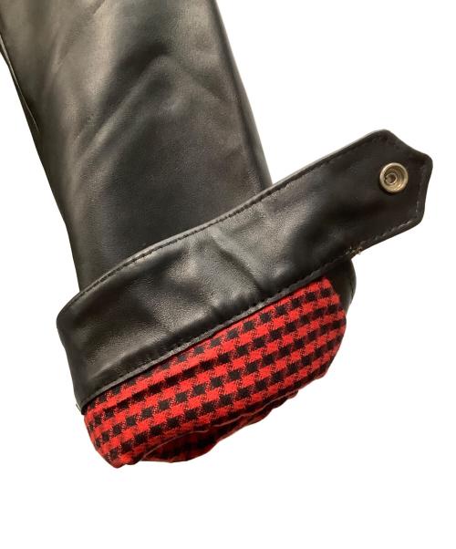 Plus Que Ma Vie（Plus Que Ma Vie）Plus Que Ma Vie (Plus Que Ma Vie) ダブルライダースジャケット ブラック サイズ:48 未使用品の古着・服飾アイテム