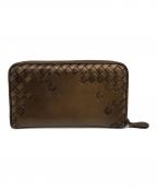 BOTTEGA VENETAボッテガベネタ）の古着「ラウンドジップウォレット」｜ブロンズ