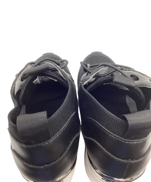 +DIANA（プラスダイアナ）+DIANA (プラスダイアナ) ウェッジソールスニーカー ブラック サイズ:23.5ｃｍの古着・服飾アイテム