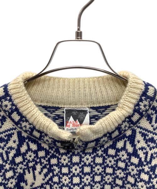 DALE OF NORWAY（ダーレ オブ ノルウェイ）DALE OF NORWAY (ダーレ オブ ノルウェイ) ノルディックセーター ブルー サイズ:Ｌの古着・服飾アイテム