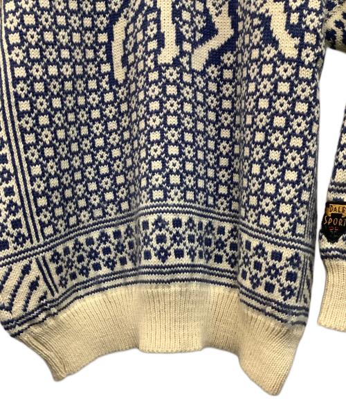 DALE OF NORWAY（ダーレ オブ ノルウェイ）DALE OF NORWAY (ダーレ オブ ノルウェイ) ノルディックセーター ブルー サイズ:Ｌの古着・服飾アイテム