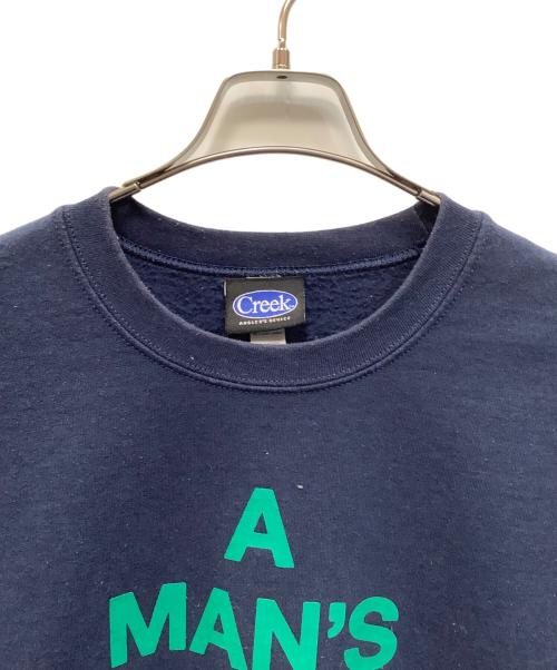 Creek Angler's Device（クリークアングラーズデヴァイス）Creek Angler's Device (クリークアングラーズデヴァイス) スウェット ネイビー サイズ:Ｌの古着・服飾アイテム