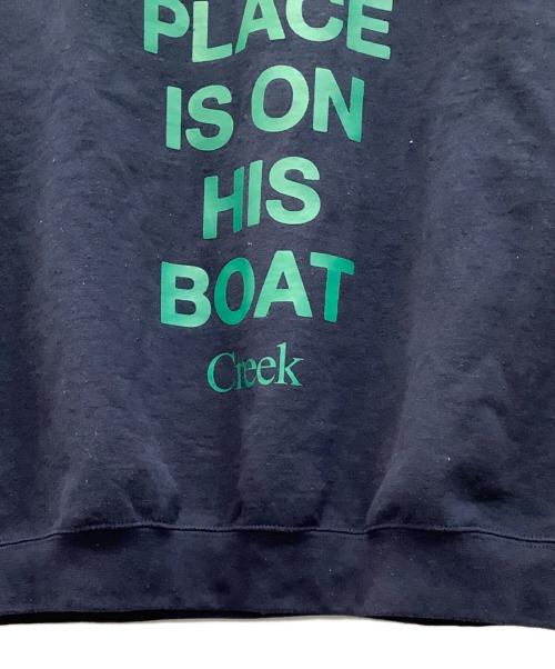 Creek Angler's Device（クリークアングラーズデヴァイス）Creek Angler's Device (クリークアングラーズデヴァイス) スウェット ネイビー サイズ:Ｌの古着・服飾アイテム