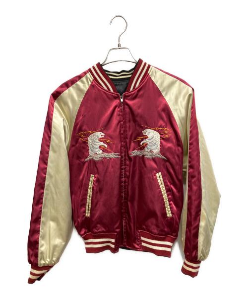 ALASKA（アラスカ）ALASKA (アラスカ) ALASKA 古着 リバーシブルスーベニアジャケット レッド×ブラック サイズ:不明の古着・服飾アイテム
